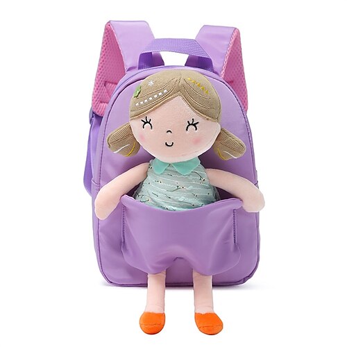 

School Backpack Bookbag Cartoon Kawii for Kids Water Resistant Lightweight Wear-Resistant Nylon School Bag Back Pack Satchel 14.57 inch