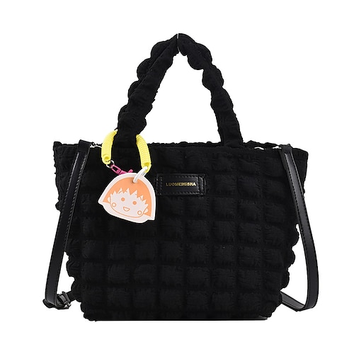 

Women's Sling Bags Crossbody Bag Handbag PU Leather Buttons Zipper Solid Color Daily Outdoor White Black