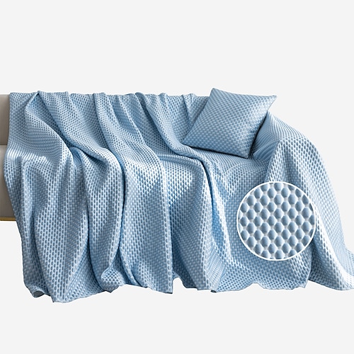 

Cooling Blanket Sofa Blanket,Summer Blankets for Hot Sleepers to Keep Cool,3D Lightweight Blanket for Bed Couch All Season Use