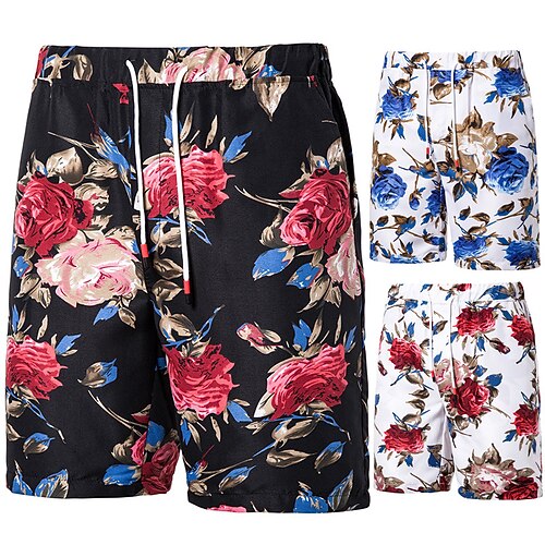 

Men's Swim Trunks Swim Shorts Quick Dry Board Shorts Bathing Suit with Pockets Drawstring Swimming Surfing Beach Water Sports Printed Summer
