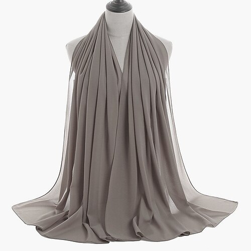 

Women's Scarves Sports & Outdoor Daily Holiday Polyester Chiffon Casual Simple Style Sweet 1 pcs