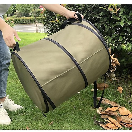 

Courtyard Large-capacity Foldable Leaf Storage Trash Can Portable Storage Bag