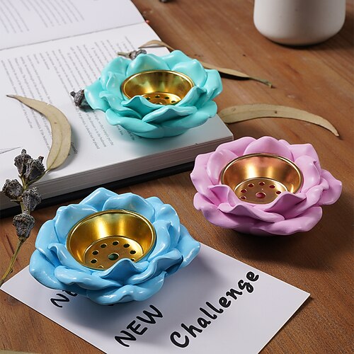 

Rose Aromatherapy Stove Resin Candle 1pc Candle Holders