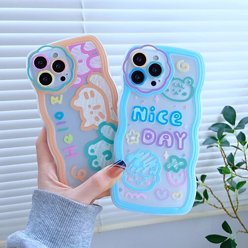 

Phone Case For Apple Back Cover iPhone 14 Pro Max 14 Plus 13 12 11 Pro Max Mini X XR XS Bumper Frame Soft Edges Non-Yellowing Word / Phrase TPU PC