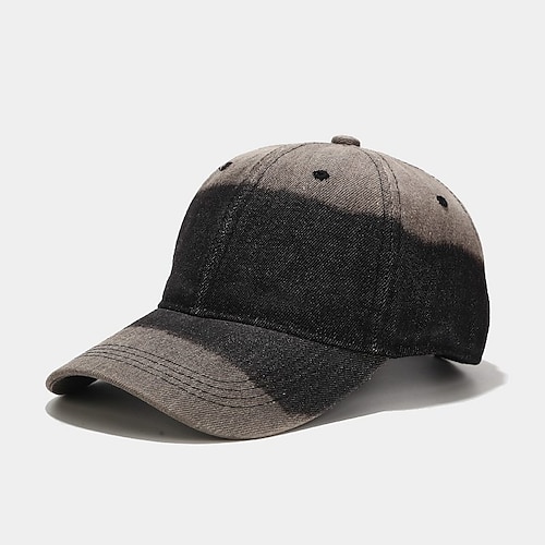 

1pcs New Washed Denim Stitching Baseball Caps For Men Streetwear Women Hip Hop Snapback Cap Outdoor Summer Hat Bone Masculino