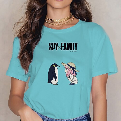 

Inspired by Spy x Family Spy Family Loid Forger Yor Forger Anya Forger T-shirt Cartoon Manga Anime Harajuku Graphic Kawaii T-shirt For Men's Women's Unisex Adults' 3D Print 100% Polyester