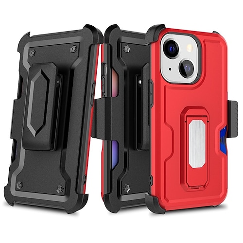 

Phone Case For Apple Waist Bag / Waist pack Classic Series iPhone 12 Pro Max 11 SE 2022 X XR XS Max 8 7 Plus Bumper Frame Clip On Phone Case with Stand Solid Colored TPU PC