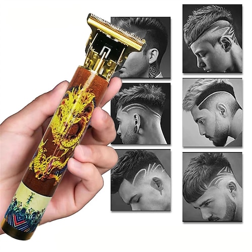 

0MM Electric Cordless Hair Cutting Machine Professional Hair Barber Trimmer For Men Clipper Shaver Beard Lighter