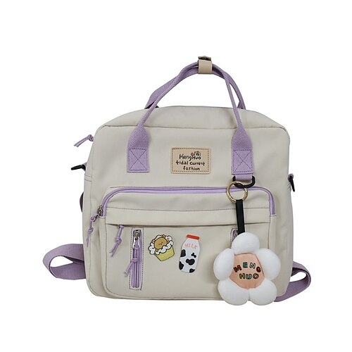 

School Backpack Bookbag Cartoon Kawii for Student Girls Water Resistant Wear-Resistant Breathable Polyester Nylon School Bag Back Pack Satchel 16.19 inch