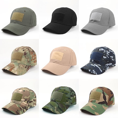 

9 Colors Camo Men's Baseball Cap Male Bone Masculino Dad Hat Trucker New Tactical Men's Cap Camouflage Snapback Hat