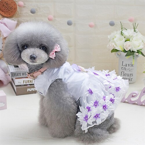 

Dress Dog Sundress Dog Princess Dress Puppy Summer Dress for Small Dogs Puppy Cats