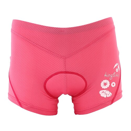 

Women's Bike Shorts Cycling Padded Shorts Bike Padded Shorts / Chamois Mountain Bike MTB Road Bike Cycling Sports Graphic 3D Pad Cycling Breathable Quick Dry Rosy Pink Spandex Clothing Apparel Bike