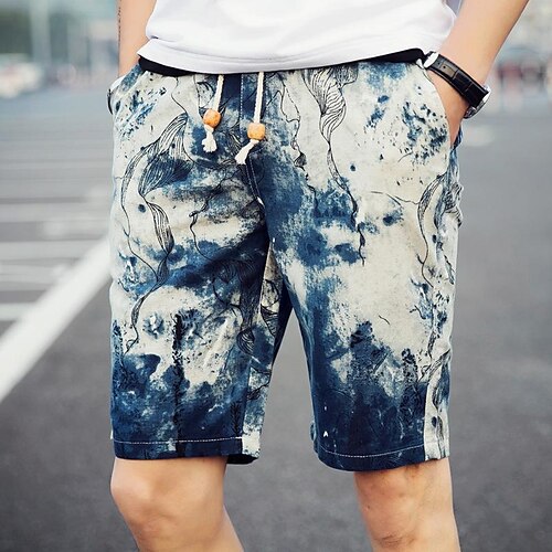 

Men's Swim Trunks Swim Shorts Quick Dry Board Shorts Bathing Suit with Pockets Drawstring Swimming Surfing Beach Water Sports Printed Summer