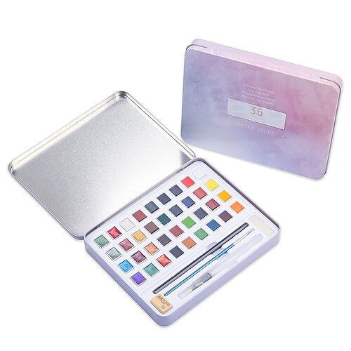 

oil painting brush 3H B Water Colors Professional Numbered Gift Box Rainbow Plastic Metal Pencils 48 for Kids Art Drawing Drafting Sketching & Shading