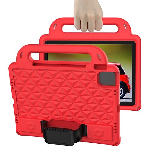 

Tablet Case Cover For Apple iPad Air 5th 2022 2021 iPad Pro 11'' 3rd Portable Pencil Holder Handle Solid Colored EVA For Kids