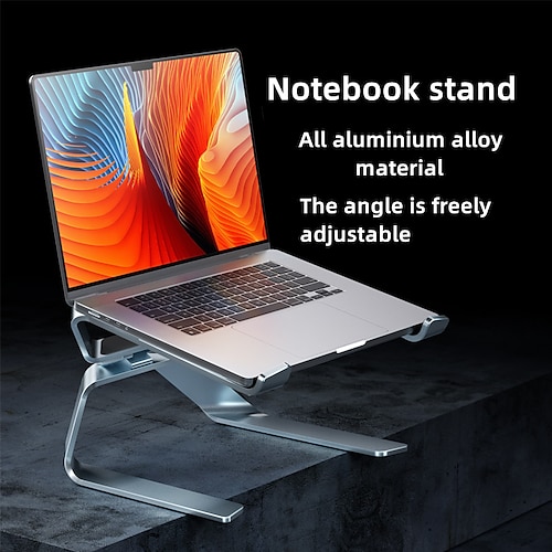 

Laptop Stand for Desk Adjustable Laptop Stand Aluminum Metal Portable Foldable Laptop Holder Compatible with Laptops 9 to 15.6 inch 17 inch