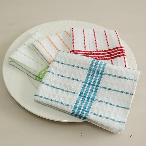 

Kitchen Dish Cloths Absorbent Kitchen Rags Ideal for Cooking, Drying Dishes, Cleaning Kitchen Kitchen Wash Cloths Set