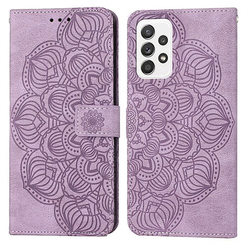 

telefono Custodia Per Samsung Galaxy Porta carte di credito S23 S22 S21 S20 Plus Ultra A73 A53 A33 con cinturino da polso Slot per porta carte Flip magnetico Tinta unita Fiore decorativo TPU pelle