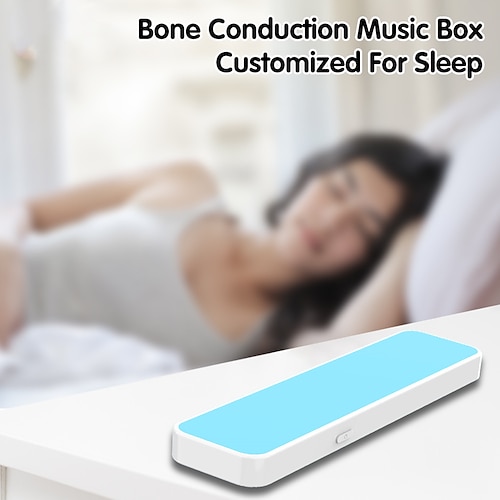 

Bone Conduction Bluetooth Music Box Wireless Portable Speaker Stereo Bass Under Pillow Improve Sleep For TikTok Facebook