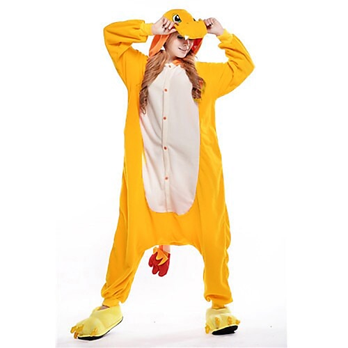 Voksne Kigurumi-pyjamas Drage Dyremønster Drage Onesie-pyjamas Polarfleece Cosplay Til Damer og Herrer Jul Nattøj Med Dyr Tegneserie Festival / ferie Kostumer / Trikot / Heldragtskostumer