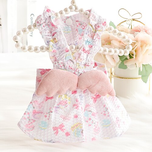 

Dress Dog Sundress Dog Princess Dress Puppy Summer Dress for Small Dogs Puppy Cats