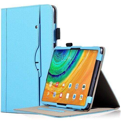 

Tablet Case Cover For Lenovo MatePad Pro 10.8 Card Holder with Stand Magnetic Solid Colored TPU PC PU Leather