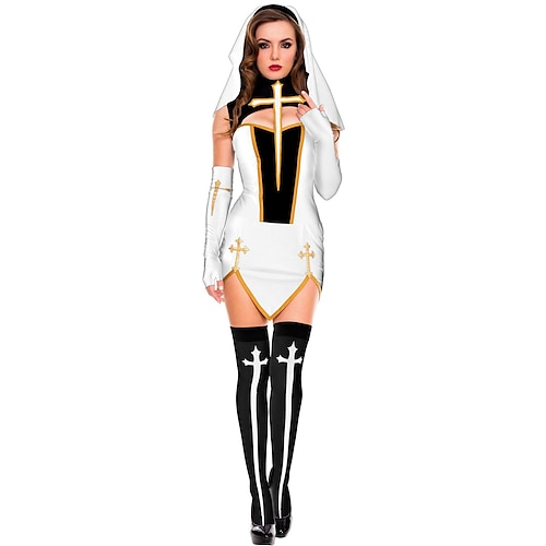 

Sister Adults' Women's Cosplay Costume For Polyester Masquerade Dress Gloves Stockings Headwear