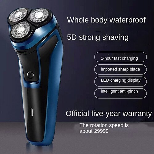 

Electric Razor Electric Shaver Rechargeable Shaving Machine for Men Beard Razor Wet-Dry Dual Use Water Proof Fast Charging