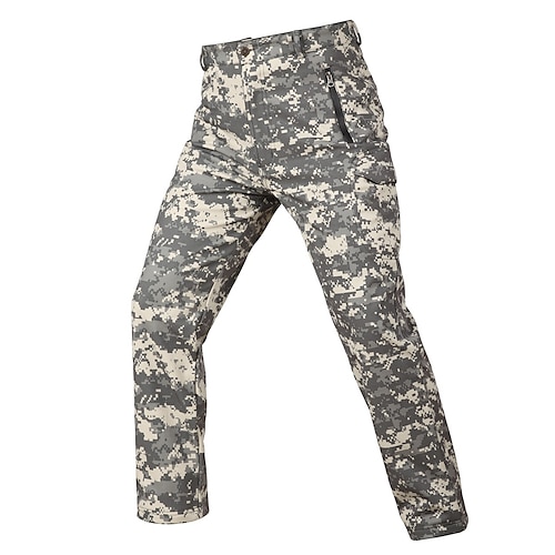 

Men's Work Pants Hiking Cargo Pants Camouflage Hunting Pants Ripstop Windproof Multi-Pockets Breathable Spring Summer Camo / Camouflage Bottoms for Hunting Hiking Military / Tactical ACU Color CP
