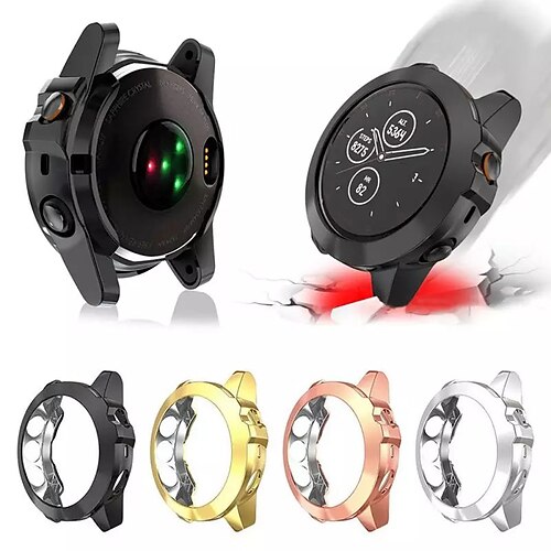 

1 Pack Watch Case Compatible with Garmin Fenix 5 / Fenix 5 Plus Rugged All Around Protective Shockproof TPU Watch Cover