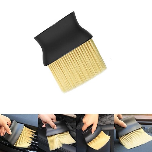 

1pc Car Interior Cleaning Soft Brush Dashboard Air Outlet Gap Dust Removal Home Office Detailing Clean Tools Auto Maintenance