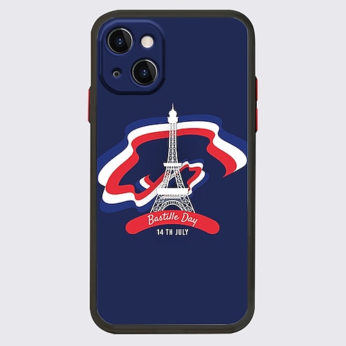 

14 Juillet 2022 Bonne Fête Nationale Français Phone Case For Apple iPhone 14 Pro Max 13 12 11 Pro Max Mini X XR XS 8 7 Plus Unique Design Protective Case Dustproof Shockproof Back Cover TPU