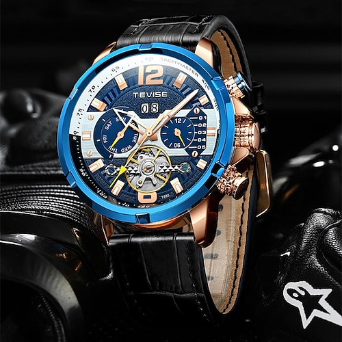 

T885F Watch for Men's Men Mechanical Watch Luxury Wrist Watch Casual Classic Calendar / date / day Luminous Stopwatch Stainless Steel Stainless Steel / Two Years / Japanese / Noctilucent / Two Years