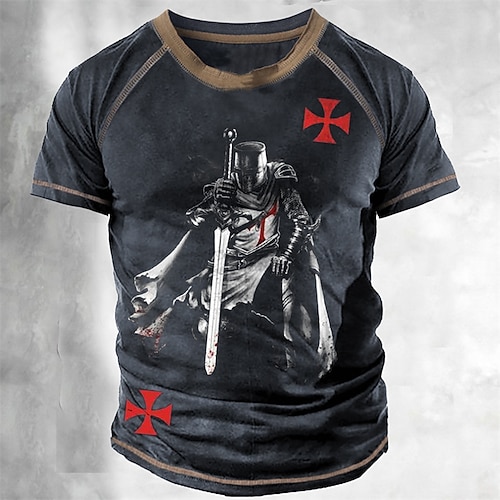 

Men's Unisex T shirt Tee 3D Print Graphic Prints Human Crew Neck Street Daily Print Short Sleeve Tops Designer Casual Big and Tall Sports Navy Blue / Summer