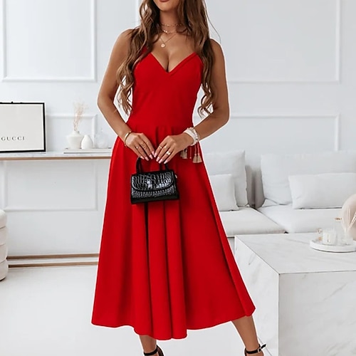 

Women's Party Dress Sheath Dress Mini Dress Green Black Red Sleeveless Pure Color Ruched Spring Summer Spaghetti Strap Weekend Slim 2022 S M L XL