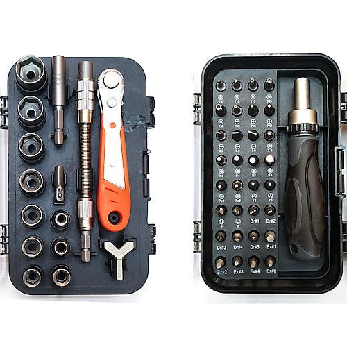 

48 In 1 Screwdriver Set, Multifunctional Household Maintenance Manual Screwdriver Set, Combined Ratchet Screwdriver Tool Set