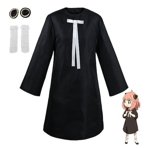 

Inspired by Spy x Family Spy Family Anya Forger Anime Cosplay Costumes Japanese Cosplay Suits Dress Socks Headwear For Women's Girls'