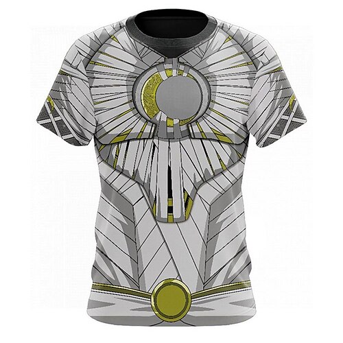 

Moon Knight Avengers T-skjorte Anime Tegneserie Animé Klassisk Gate stil T-Trøye Til Herre Dame Unisex Voksne 3D-utskrift 100% Polyester