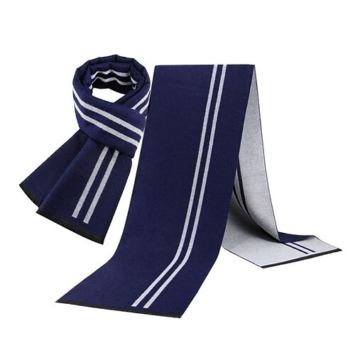 

Men's Scarves Office Daily Wear Vacation Plaid / Striped / Chevron / Round Polyester / Polyamide Scarves 1 PCS