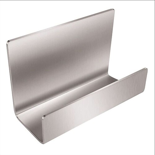 

Desk Business Card Holder Stainless Steel Name Card Holder Professional Single Compartment Multi for Women Men