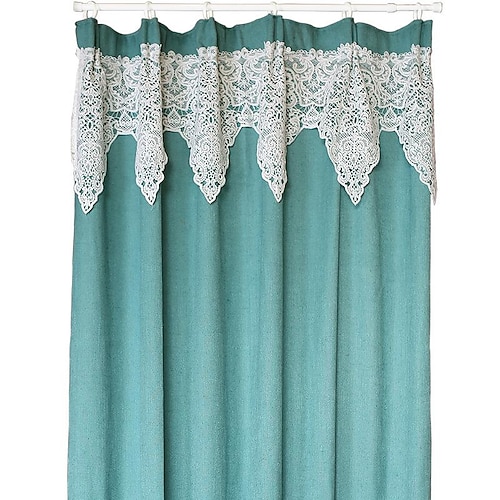 

Door Curtain Tab Top Valance Farmhouse Flower for Bathroom Hotel Kitchen Living Room Window Tier Curtain,Door Curatin, Girls Bedroom Cascade