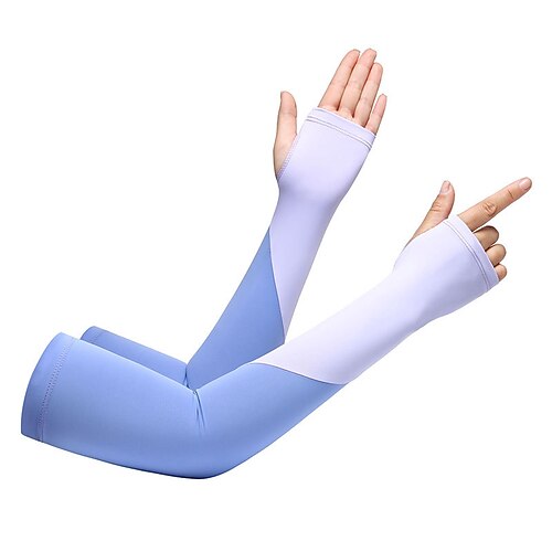 

Under The Banana Sunscreen Sleeves Ladies Summer Thin And Long Ice Silk Gloves Riding Driving Ice Sleeves Uv Protection Arm Sleeves
