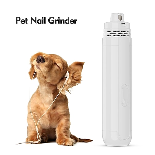 

broyeur et coupe-ongles pour chien - sans danger outil de toilettage sans cruauté pour animaux de compagnie - sans fil toilettage des griffes rechargeable pour chiens, chats et petits animaux