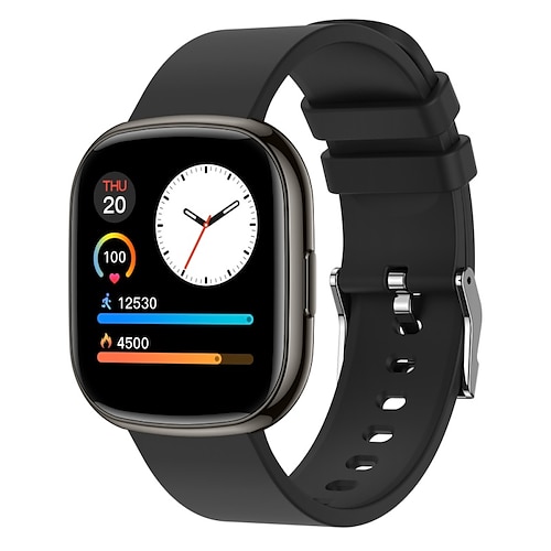 

696 P52 Smart Watch 1.3 inch Smart Band Fitness Bracelet Bluetooth Pedometer Call Reminder Sleep Tracker Compatible with Android iOS Women Men Message Reminder IP68 31mm Watch Case