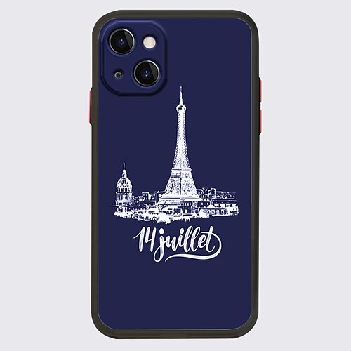 

14 Juillet 2022 Bonne Fête Nationale Français Phone Case For Apple iPhone 14 Pro Max 13 12 11 Pro Max Mini X XR XS 8 7 Plus Unique Design Protective Case Dustproof Shockproof Back Cover TPU