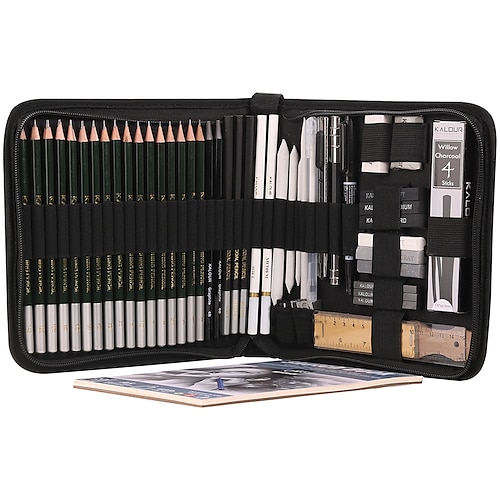 Black Wood Sketching Pencil Shading 35 Pcs Sketching And Drawing Pencil  Kit, Packaging Size: 20 X 10 X 5 Centimeters at Rs 578/piece in Faridabad