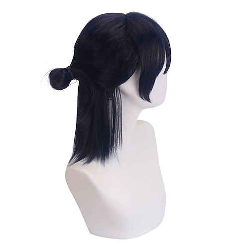 

One Piece Shinpei Ajiro Wigs Summer Time Rendering CosplayShinpei Ajiro Wig Anime Cosplay Mixed Black and Blue Modeling Short Hair