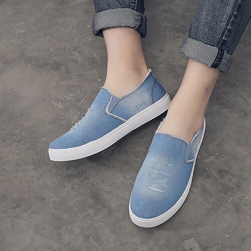 

Summer Canvas Shoes Breathable Old Cloth Shoes Men's Casual Shoes Wear-Resistant Wholesale One Piece