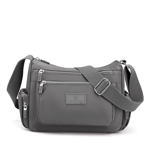 

Women's Sling Bags Mobile Phone Bag Crossbody Bag Shoulder Bag Oxford Cloth Synthetic Zipper Solid Color Daily Office & Career Black Blue Gray Purple