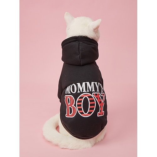

Dog Cat Hoodie Quotes Sayings Leisure Casual / Sporty Casual / Daily Outdoor Dog Clothes Puppy Clothes Dog Outfits Soft Blue Black Costume for Girl and Boy Dog Polyster XS S M L XL